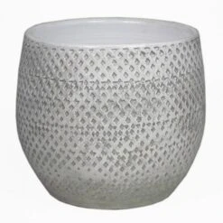 Pot Sabine Blanc 29 Cm