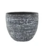 Pot Karlijn Anthracite 15 Cm -usine boutique fd21869wh
