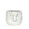 Pot Head Ciment 16 Cm -usine boutique fd21928wh