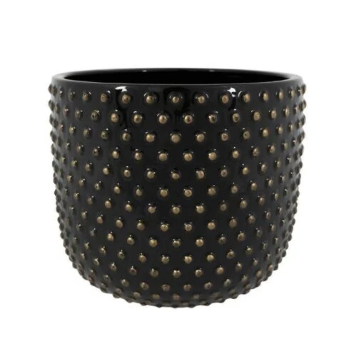 Pot Bolino Noir Brillant 21 Cm -usine boutique fd21930wh