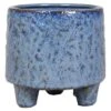 Pot Living Sur Pieds Bleu 14 Cm -usine boutique fd22081wh