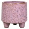 Pot Living Sur Pieds Rose 12 Cm -usine boutique fd22082wh