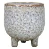 Pot Living Sur Pied Gris 13 Cm -usine boutique fd22105wh